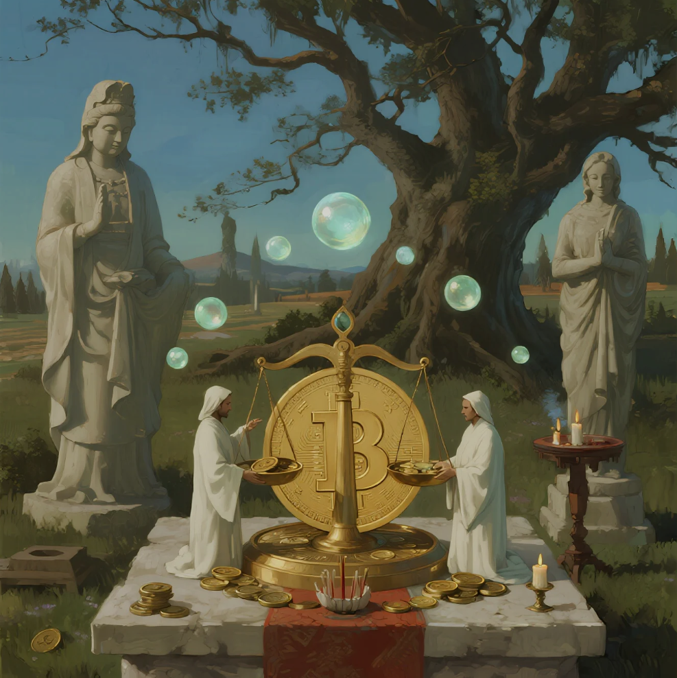 Arcane Fortune symbols representing fate and free will