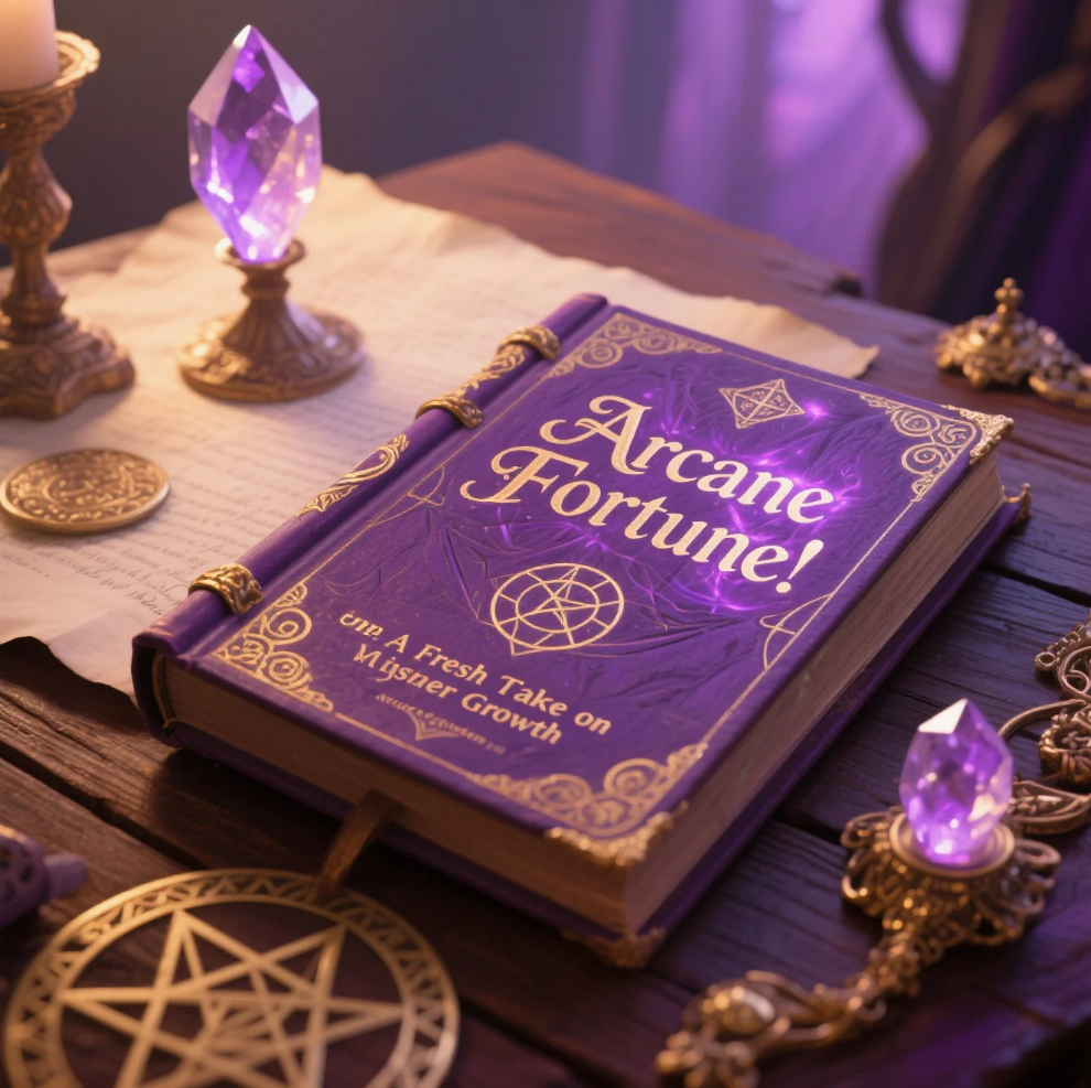 Minimalist mystical illustration featuring symbolic elements representing inner growth, intuition, and self-discovery