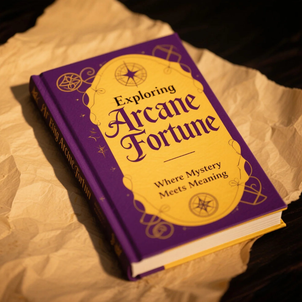 Mystical divination tools and celestial symbols representing Arcane Fortune’s intuitive guidance experience
