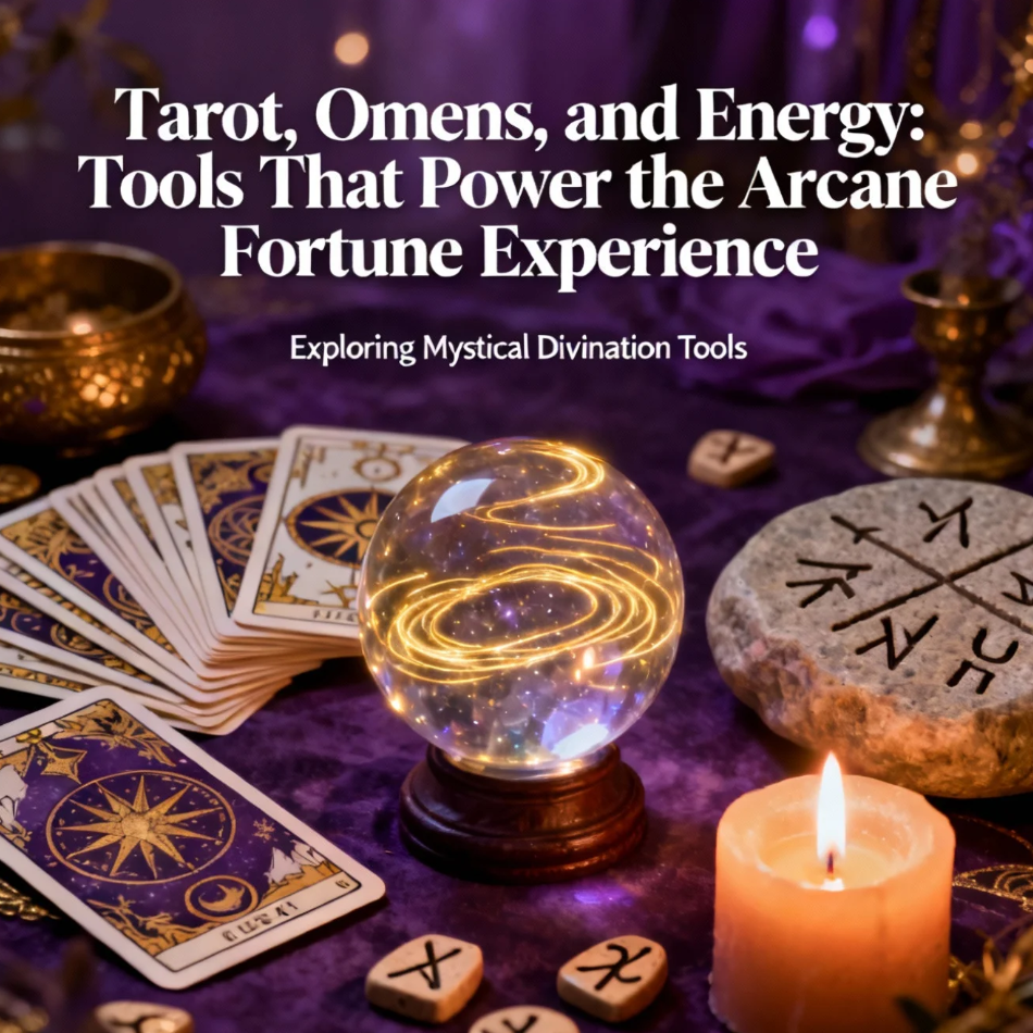 Tarot, Omens, and Energy: Tools That Power the Arcane Fortune Experience